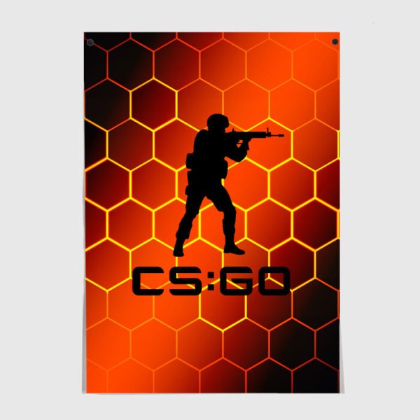 Плакат КС го