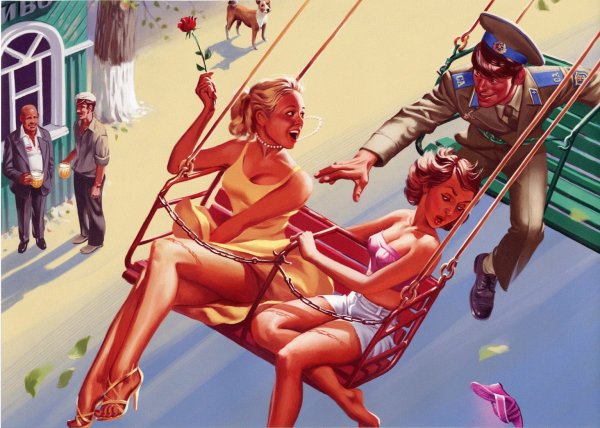 Советский пин ап Валерий Барыкин