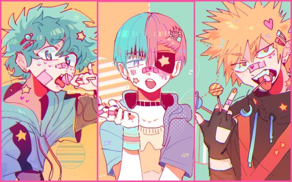 Аниме закладки моя геройская Академия