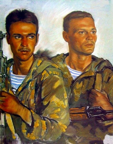 Художник Николай Николаевич Соломин Афганистан