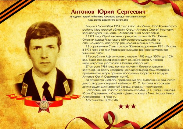 Антонов Юрий Сергеевич