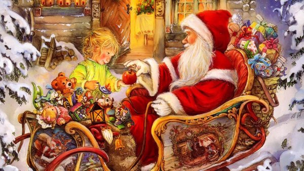 Плакат на новый год