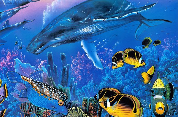 Электронный звуковой плакат Знаток. Подводный мир