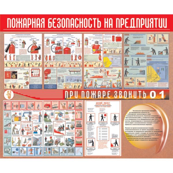 Стенд пожарной безопасности ССПК 06