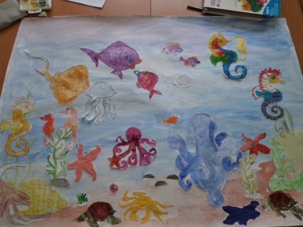 Обитатели моря для детей