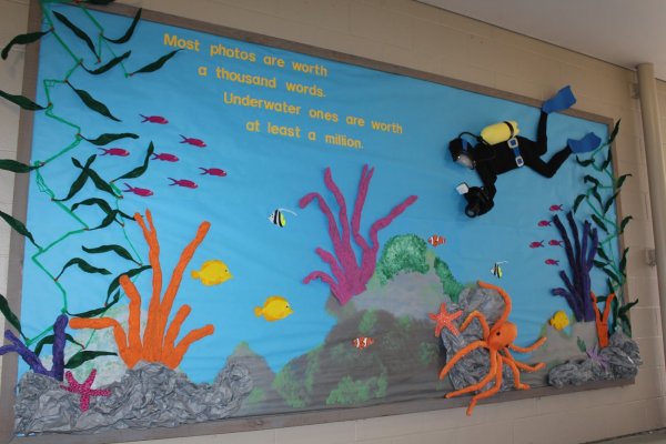 Морское дно мультяшное