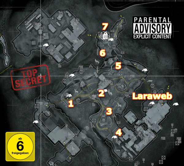 Rise of the Tomb Raider Советская база карта