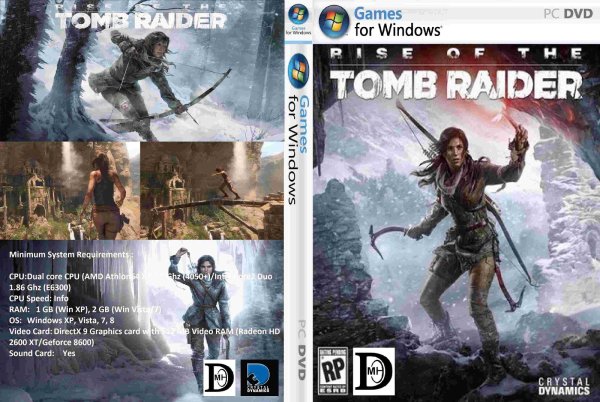 Rise of the Tomb Raider обложка