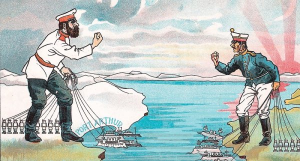 Русско-японская война лубок