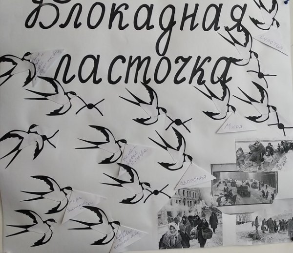 Ласточка блокада Ленинграда