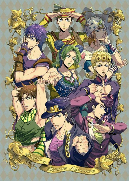 Аниме невероятные приключения Джо Джо