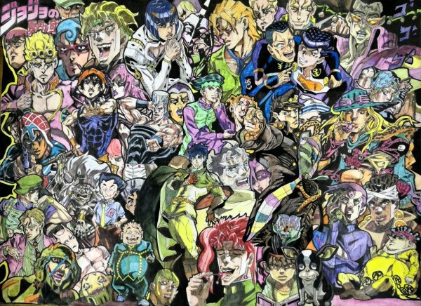 Джоджо 5 часть Постер