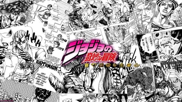 Джоджо Манга коллаж