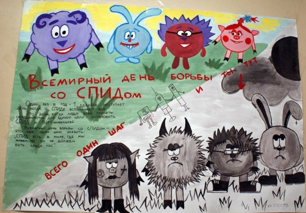 Рисунок на тему ВИЧ