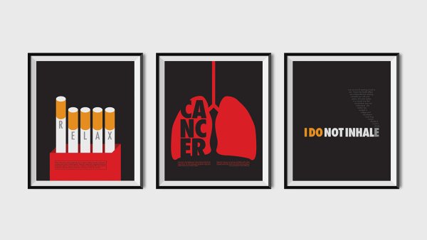 Социальные плакаты против курения