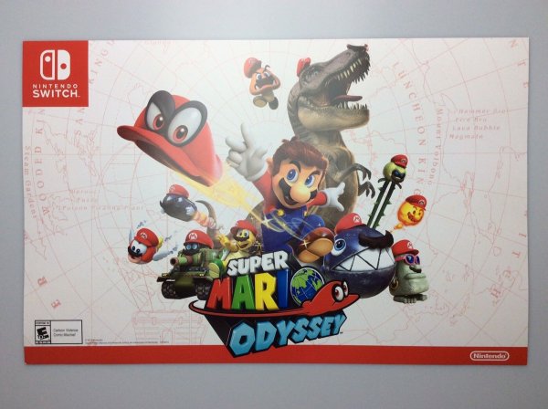 Плакат super Mario