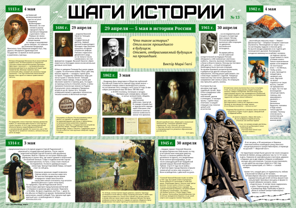 Шаги истории плакаты