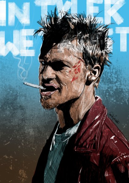 Tyler Durden Бойцовский клуб Art