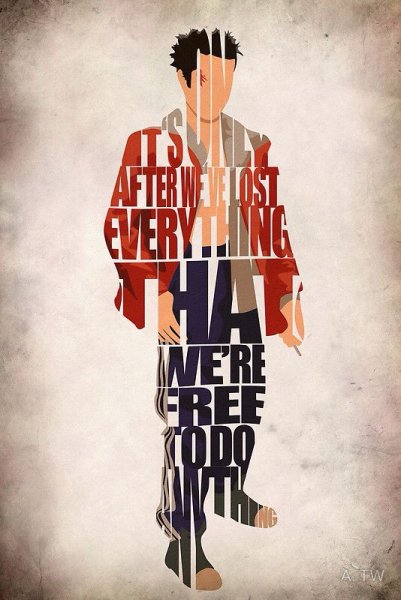 Эдвард Нортон Бойцовский клуб minimalism