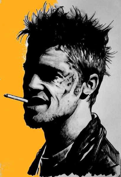 Брэд Питт Тайлер Дерден