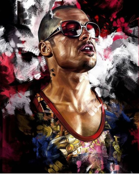 Бойцовский клуб Тайлер Постер