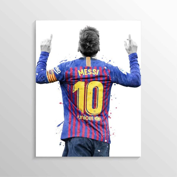 Месси Барселона арт