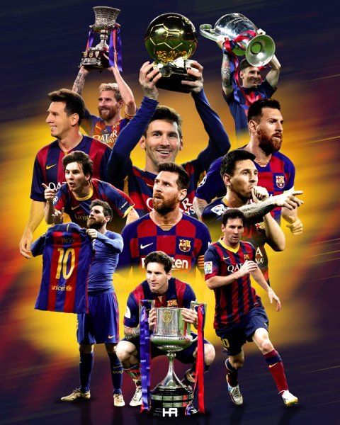 Плакат Лионе́ль Ме́сси № 2