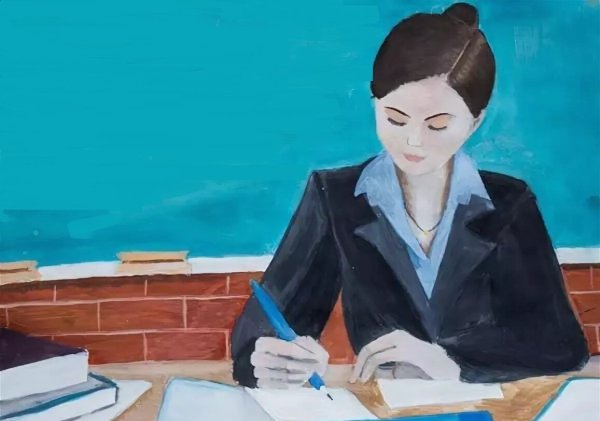 Любимый учитель картина