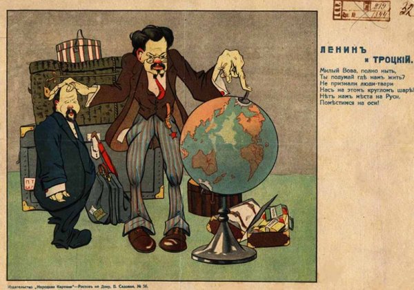 Троцкий революция плакат