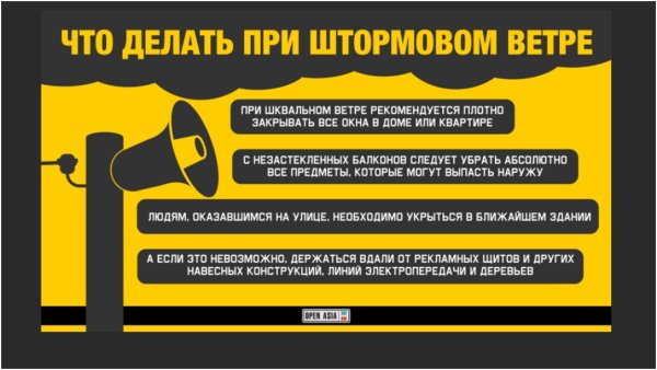 Что делать при шторме