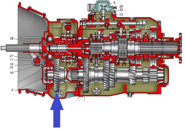 КПП КАМАЗ 152 В разрезе