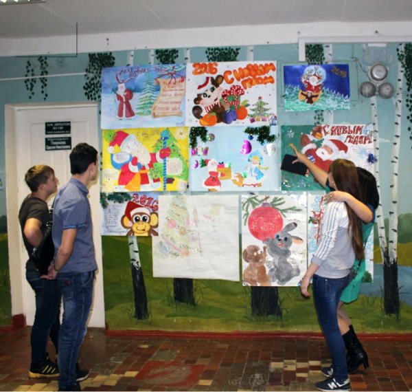 Креативная стенгазета на новый год