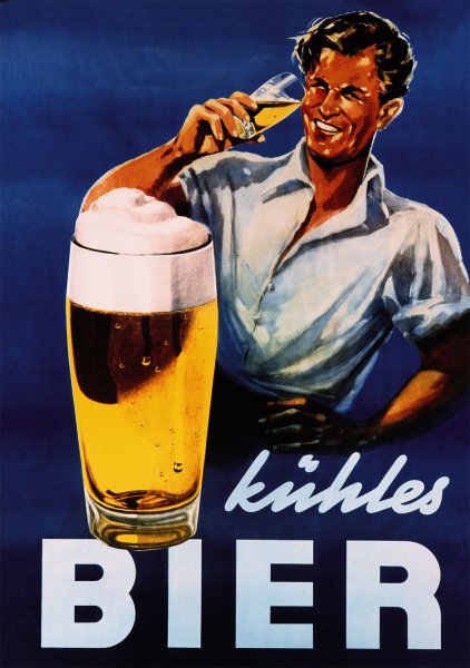 Старые пивные плакаты