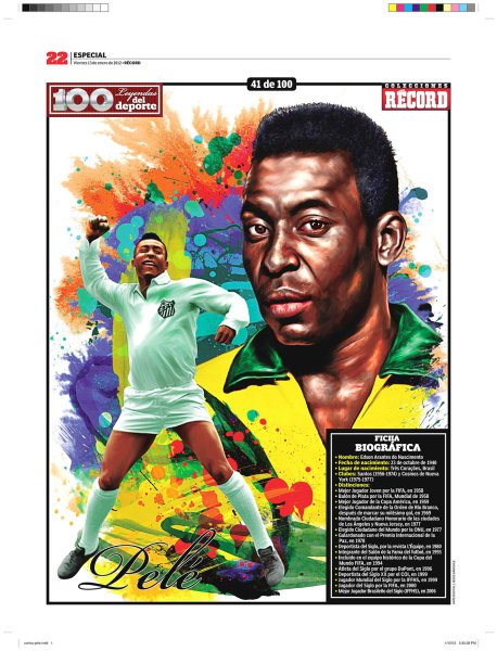 Пеле футболист арт