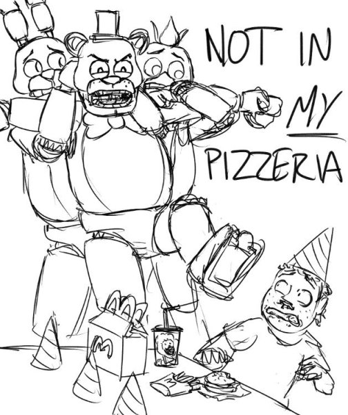 Раскраска Фредди фазбер