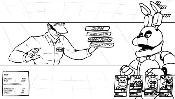 Фредди фазбер пицца раскраска