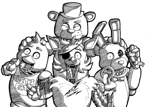 АНИМАТРОНИКИ чёрно белые