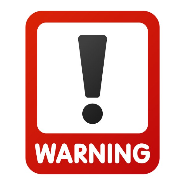 Предупредительный плакат внимание