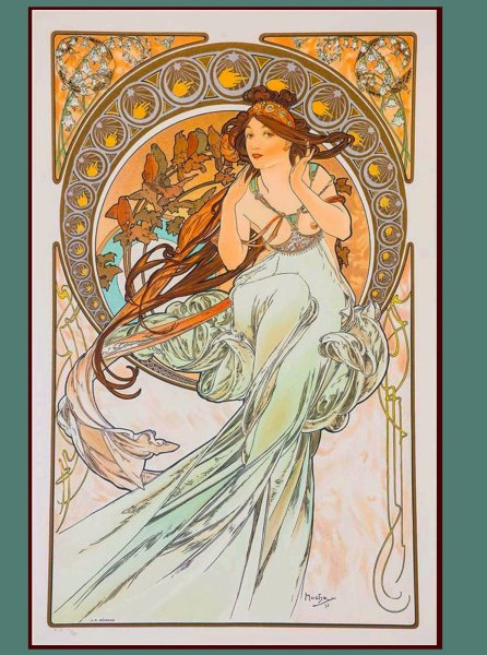 Альфонс Муха плакаты и реклама