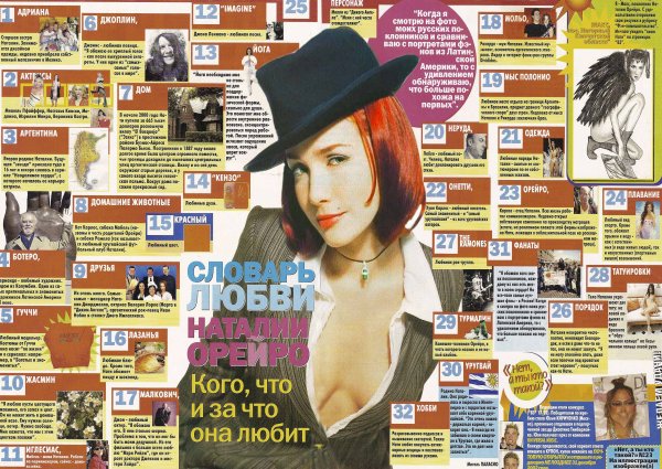 Наталья Орейро в Москве 2001 журнал