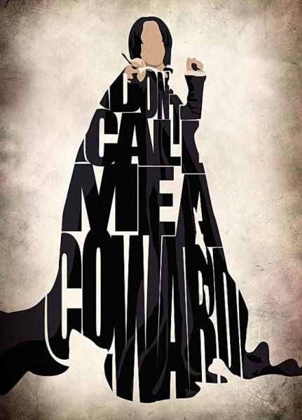 Постер Гарри Поттер Северус Снейп