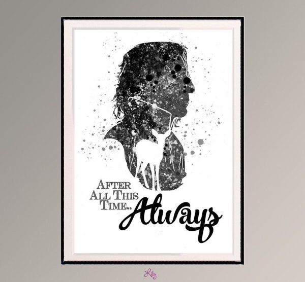 Тату Гарри Поттер Олвейс Северус