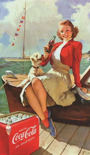 Винтажная реклама кофе