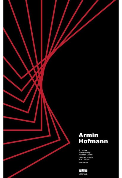 Армин Хоффман графический дизайн