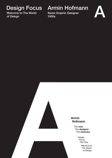 Армин Хофманн швейцарский стиль