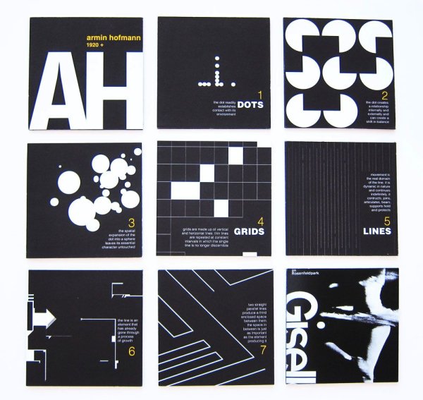 Армин Хофманн логотипы