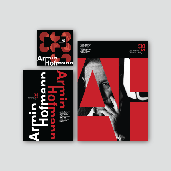 Плакат художественной выставки Армина Хофманна , 1959г