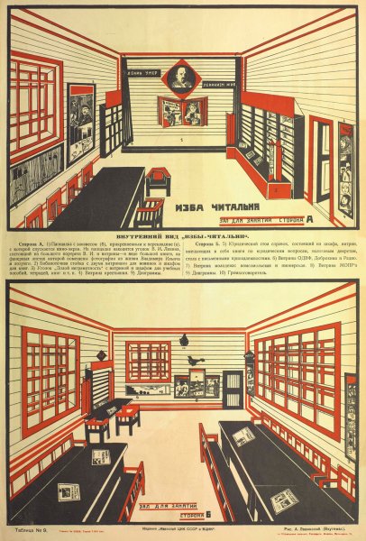 Антон Михайлович Лавинский проект избы-читальни