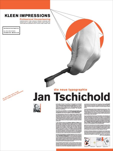 Jan Tschichold плакат