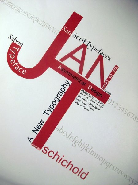 Ян Чихольд типографика